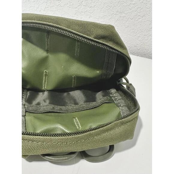 Water Resistant Green Organizer EDC Utility Compact Large Tactical Molle Pouch - Picture 7 of 11